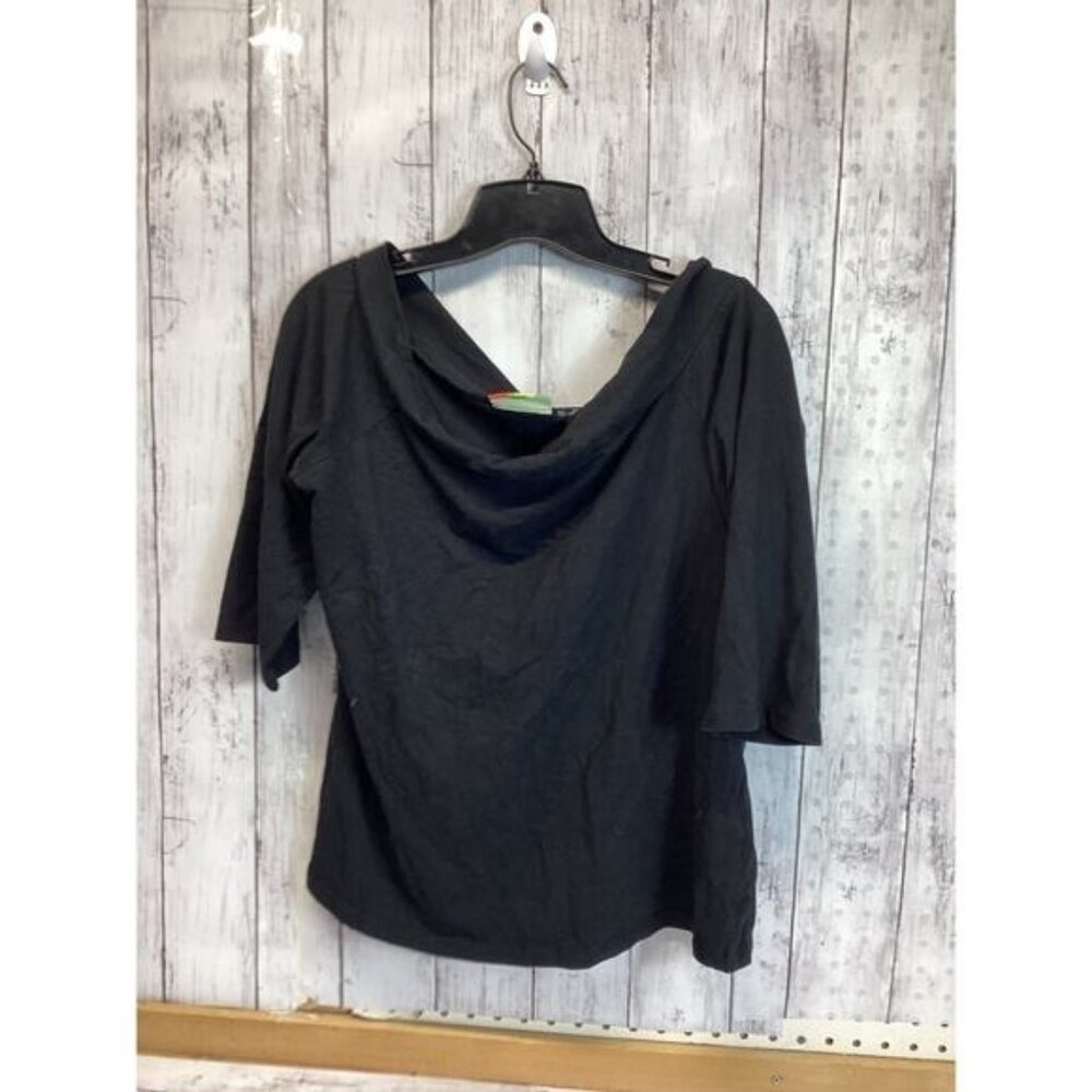 Acubi mermaidcore fairycore Peruvian Women 1X Black shoulder Blouse